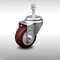 Service Caster 3 Inch SS Maroon Polyurethane Wheel Swivel 10mm Threaded Stem Caster SCC SCC-SSTS20S314-PPUB-MRN-M1015 - alternate 3